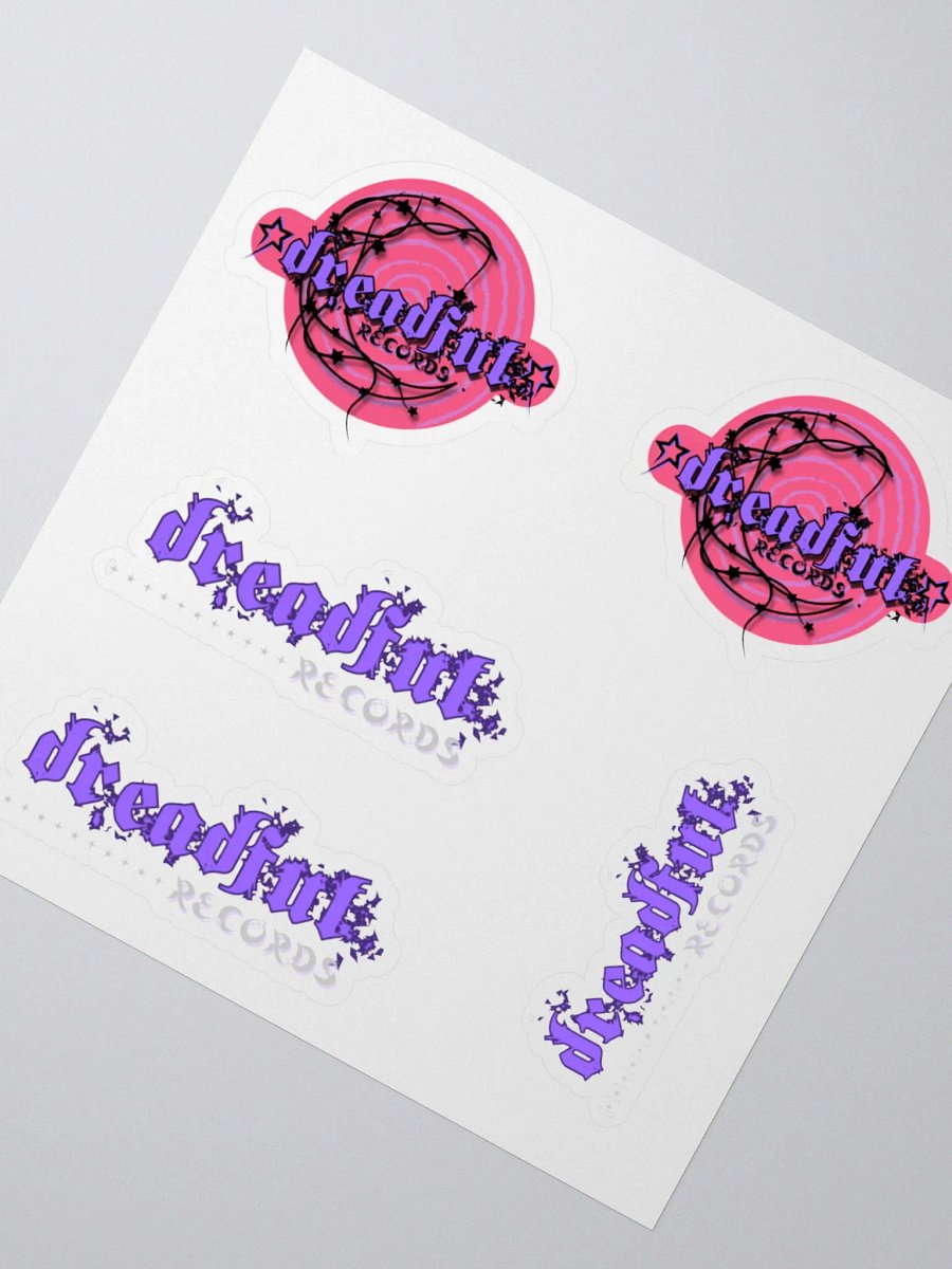 Dreadful Records logo stickers product image (4)