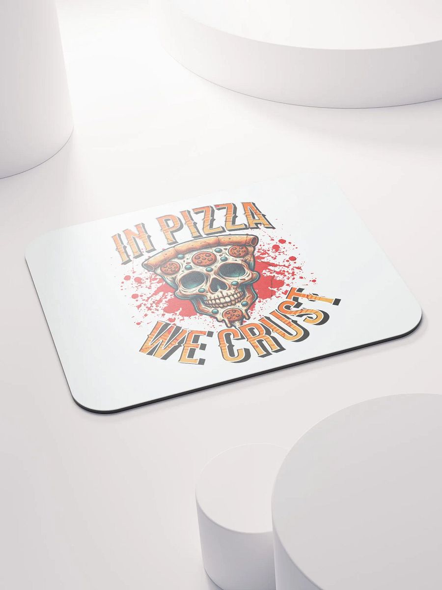 In Pizza We Crust Skull Mouse Pad product image (4)