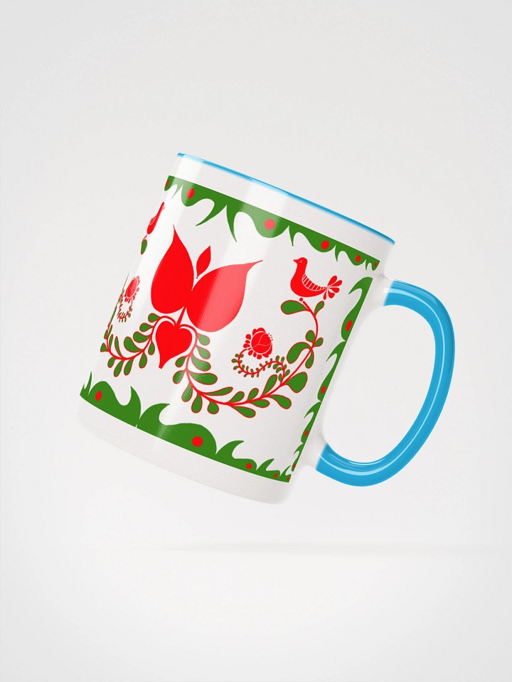 Hungarian Floral Splendor Ceramic Mug product image (4)