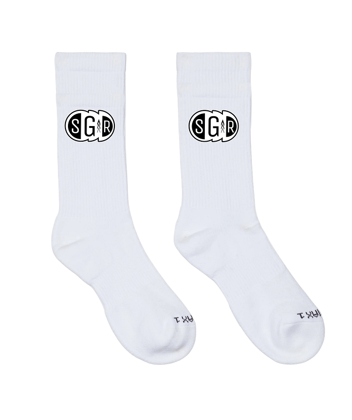 White Snapii Gang Records Socks (SGR) product image (1)