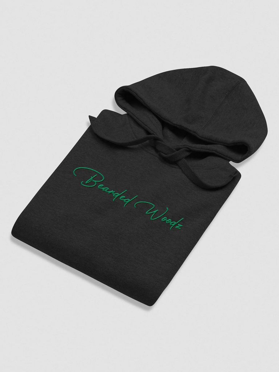 Women's Bearded Woodz Signature Hoodie (Green Embroidery) product image (3)