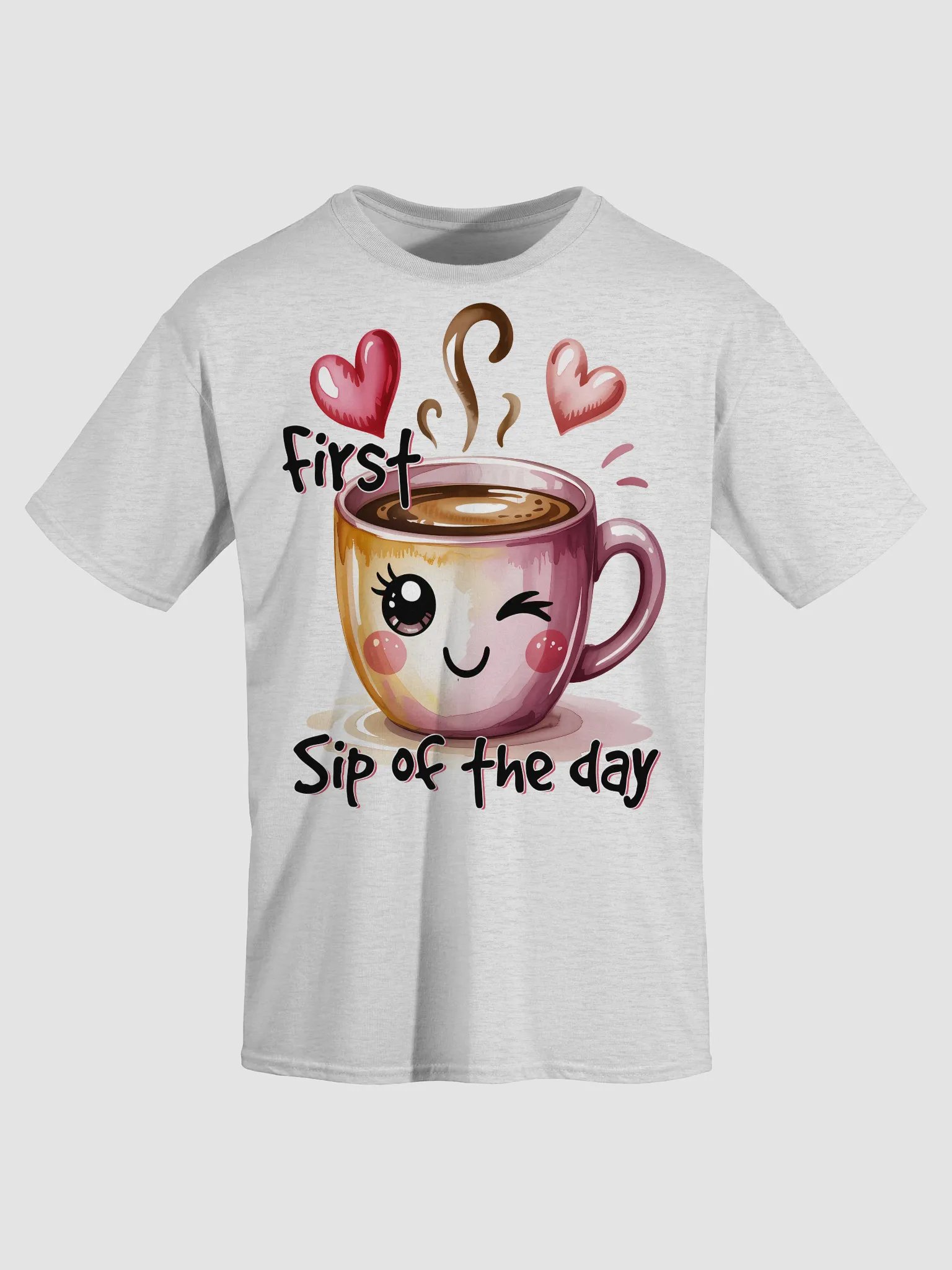 First Sip Of The Day Coffee T-Shirt product image (3)