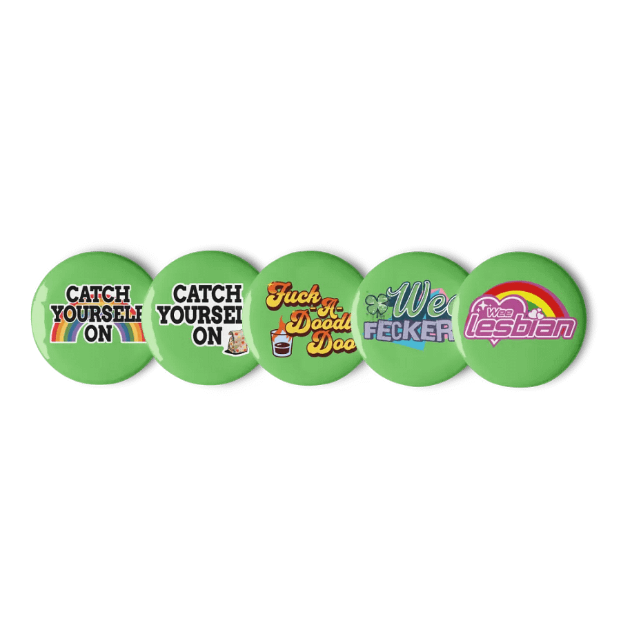 Irish Derry Pinback Button Set product image (4)