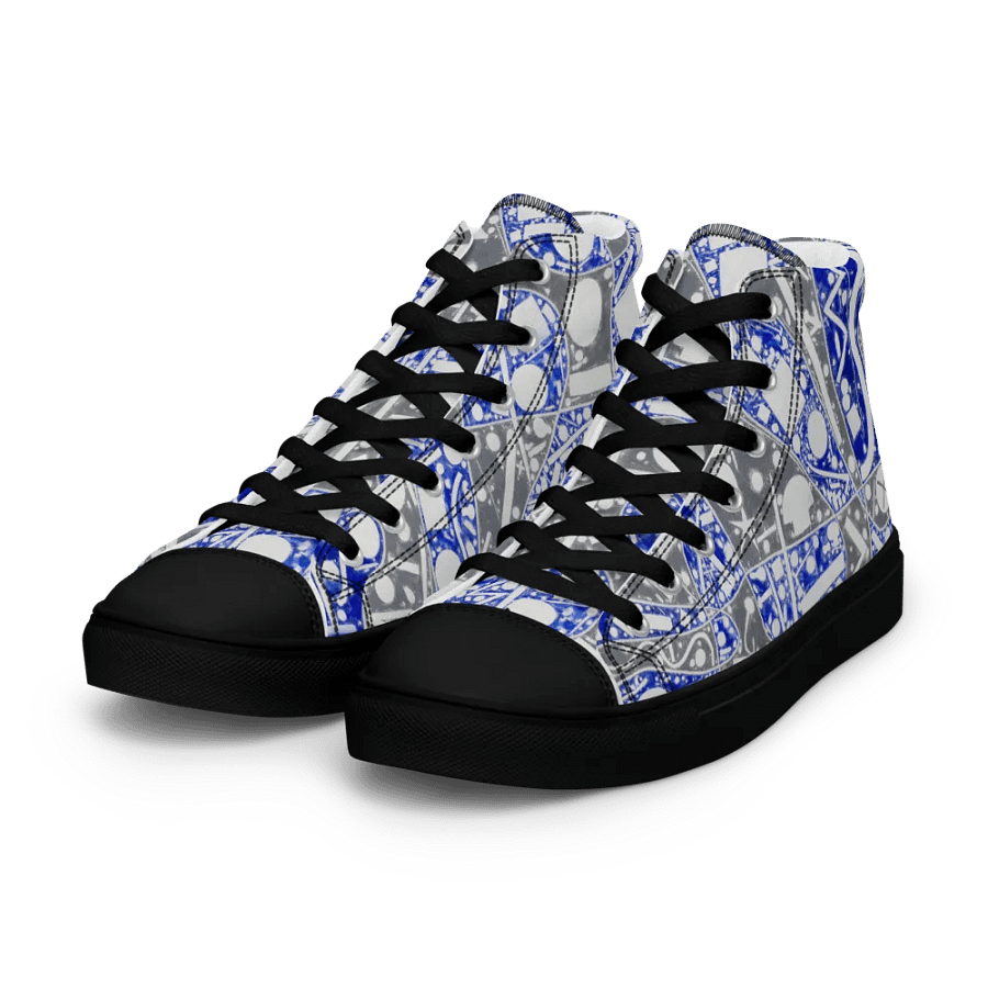 Cartoon Crankshaft Men's High Top Canvas Shoes product image (6)