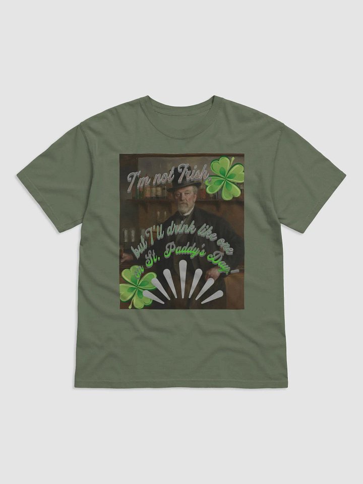 St. Patrick's Day Heavyweight Unisex Crewneck T-shirt product image (1)