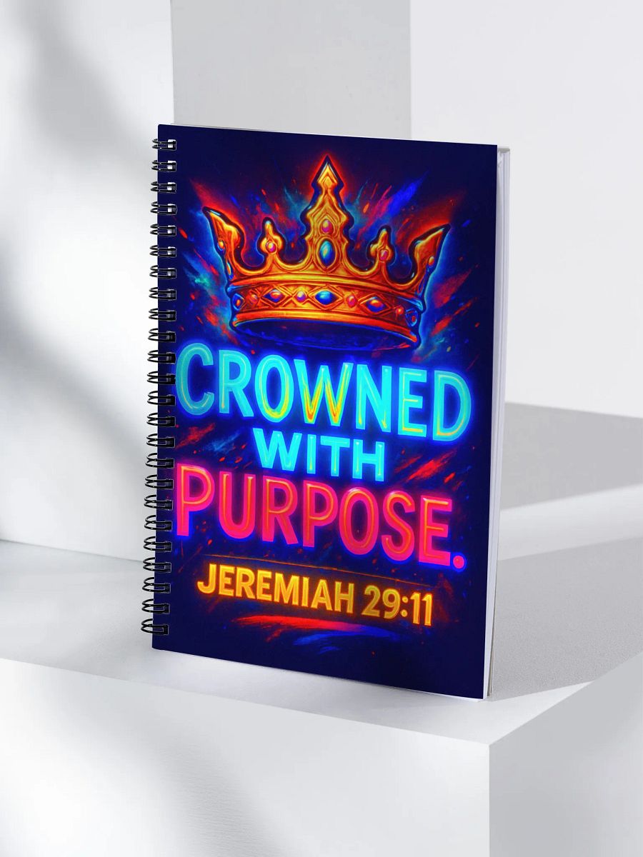 ✨ Crowned with Purpose Spiral Notebook product image (4)