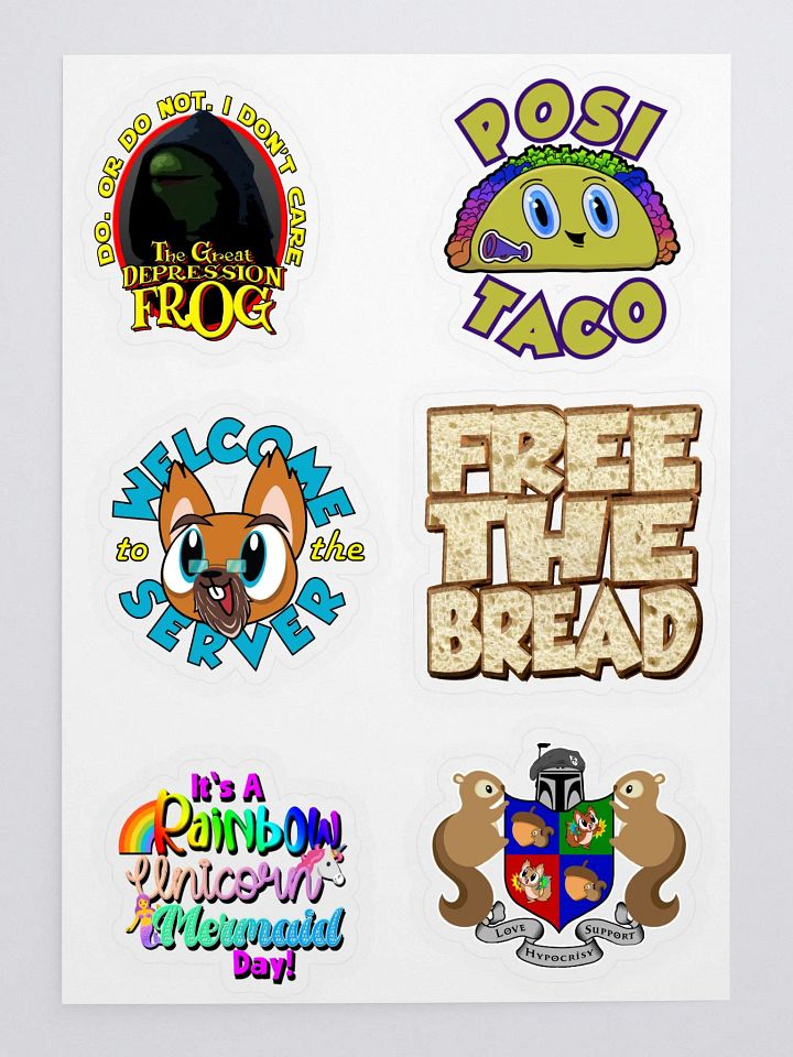Squirrel Station Mixed Sticker Sheet product image (1)