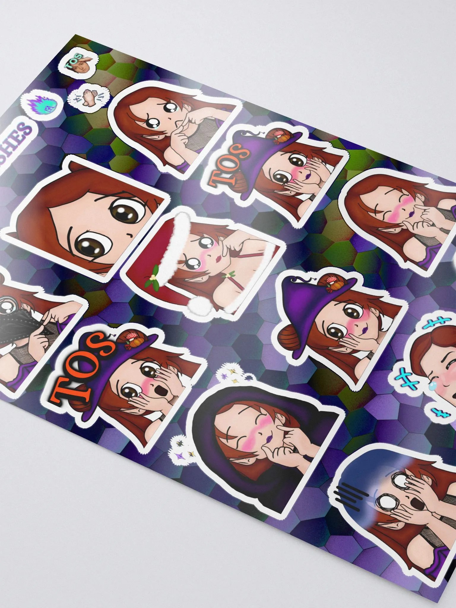 FieryAshes Kiss Cut Sticker Collection Sheet product image (3)