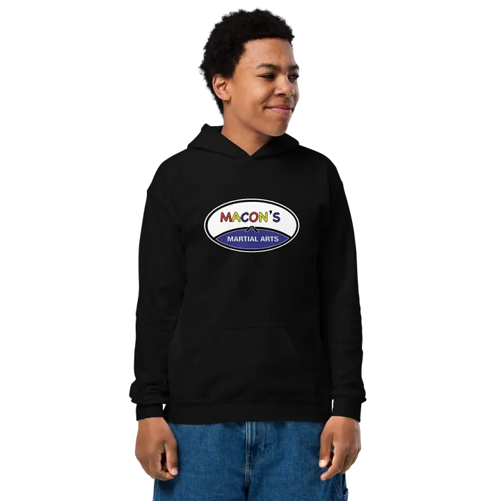 Little Leaders Logo Youth Gildan Heavyweight Hoodie product image (1)