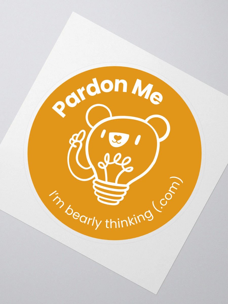 Idea Bear Kiss Cut Stickers product image (2)