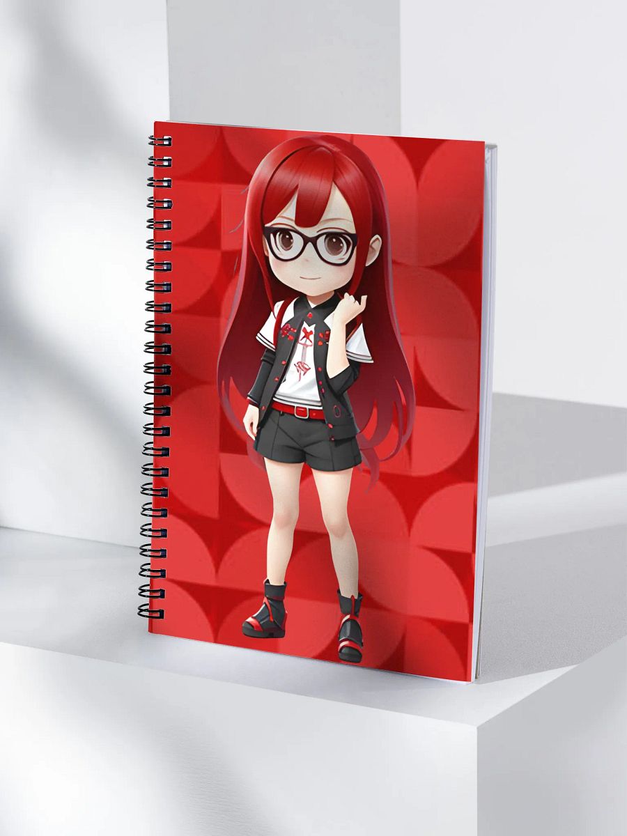 (RED CHIBI) K Spiral Notebook product image (4)