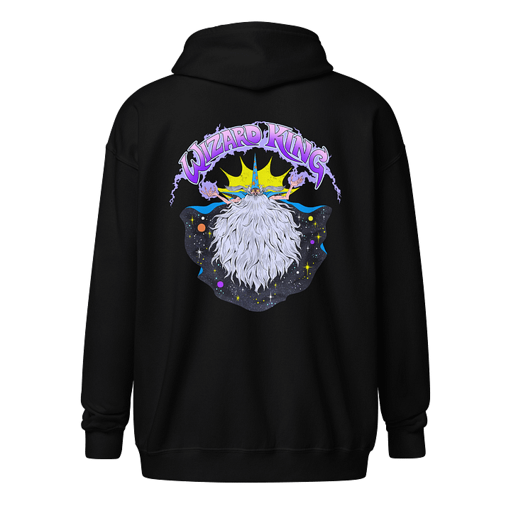 Dark Fantasy Wizard King - Zip Hoodie product image (4)