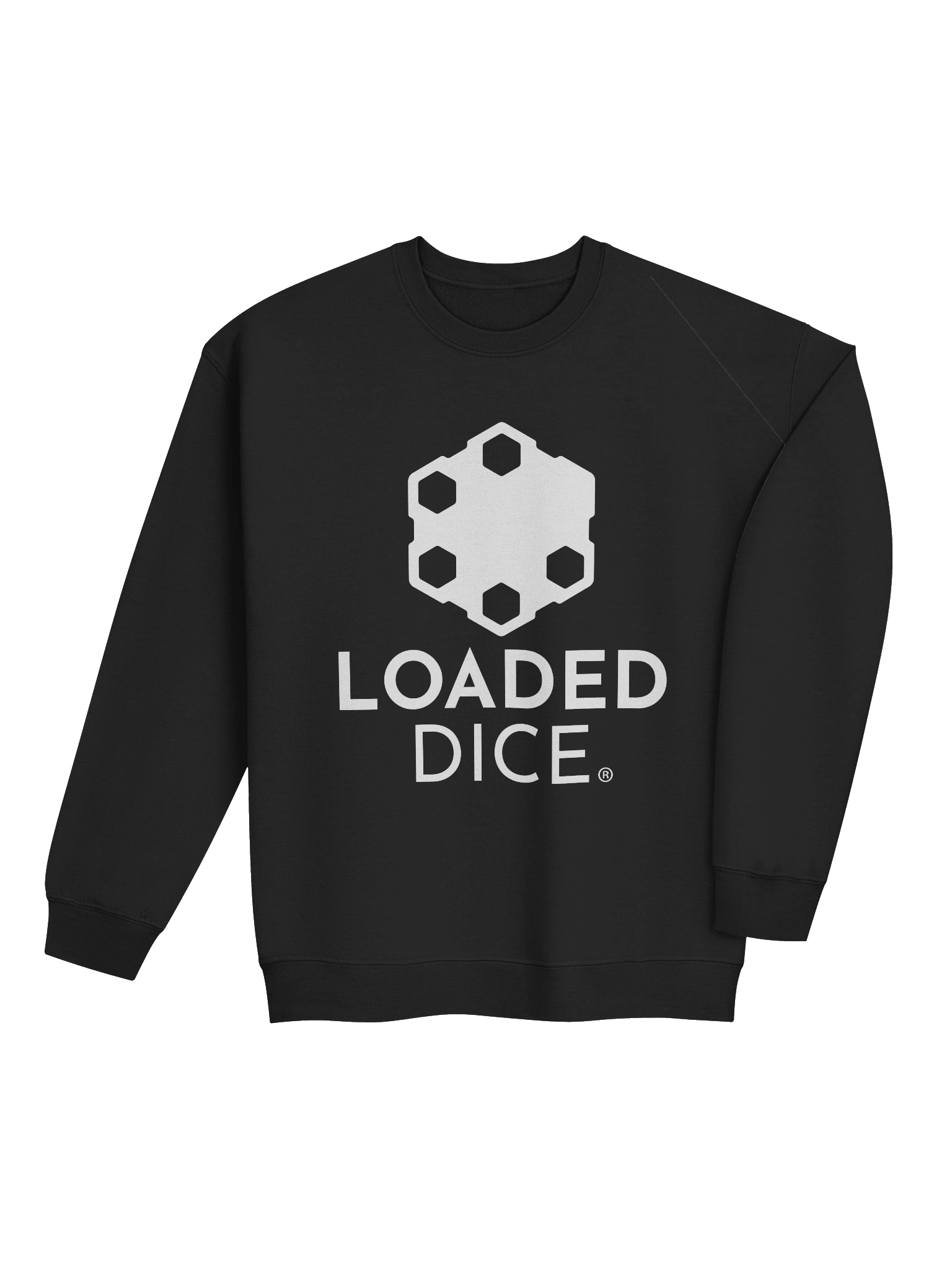 Loaded Dice Graphic Crewneck Sweatshirt Black product image (4)