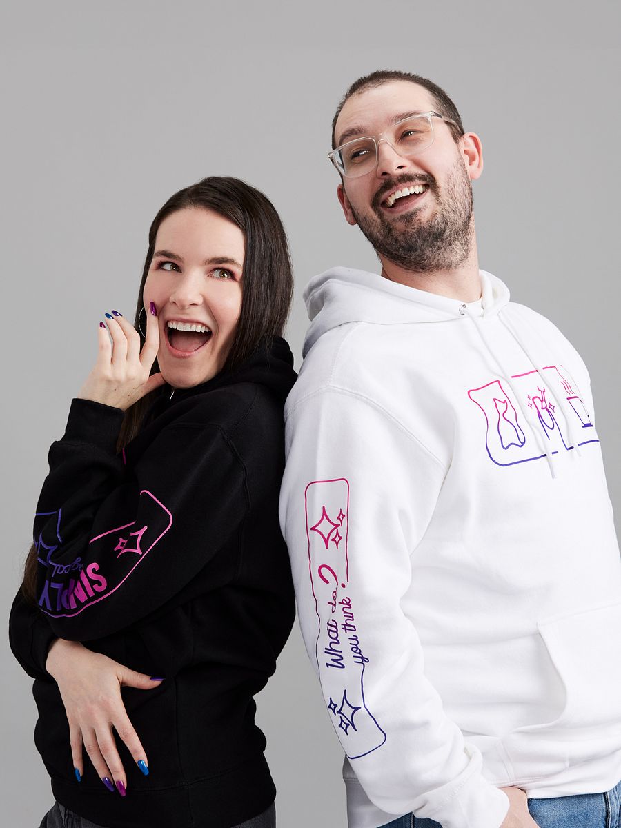 Simply Neon Lines Hoodie product image (5)