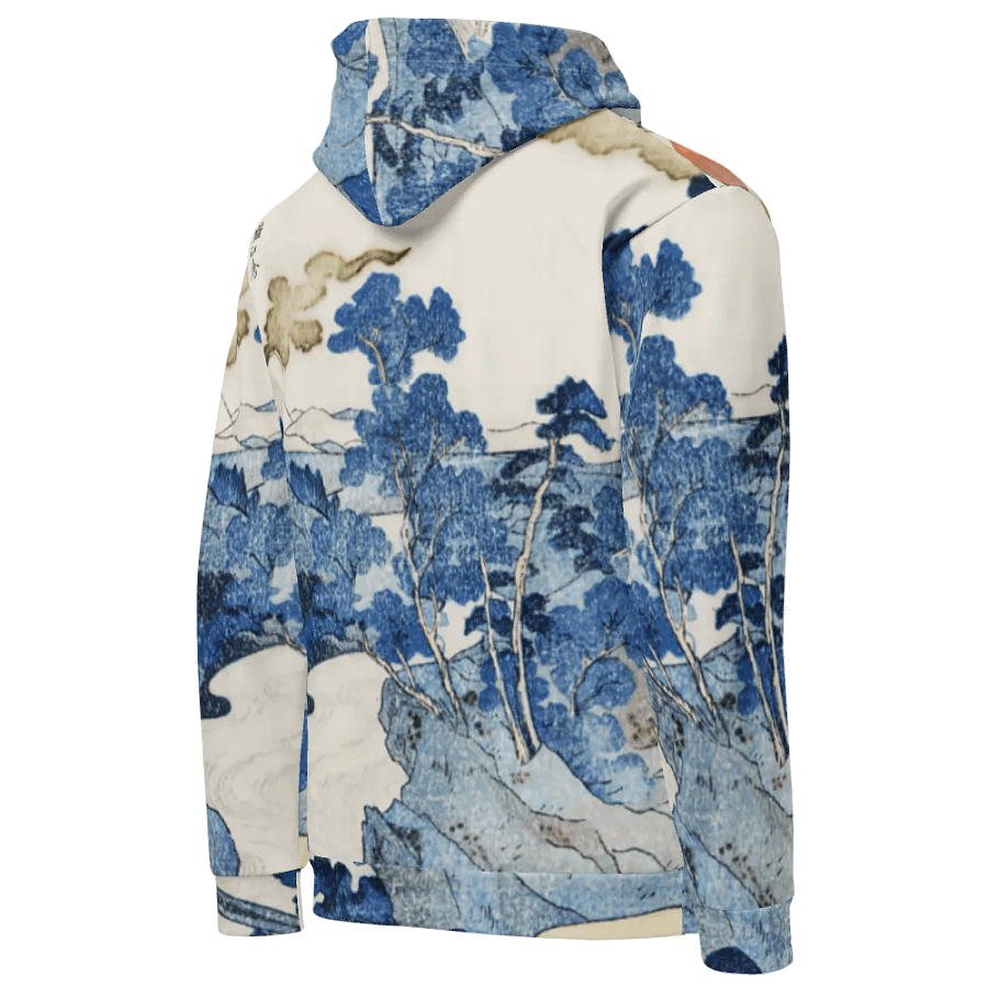 Fuji no Yukei All-Over Print Recycled Unisex Hoodie product image (7)