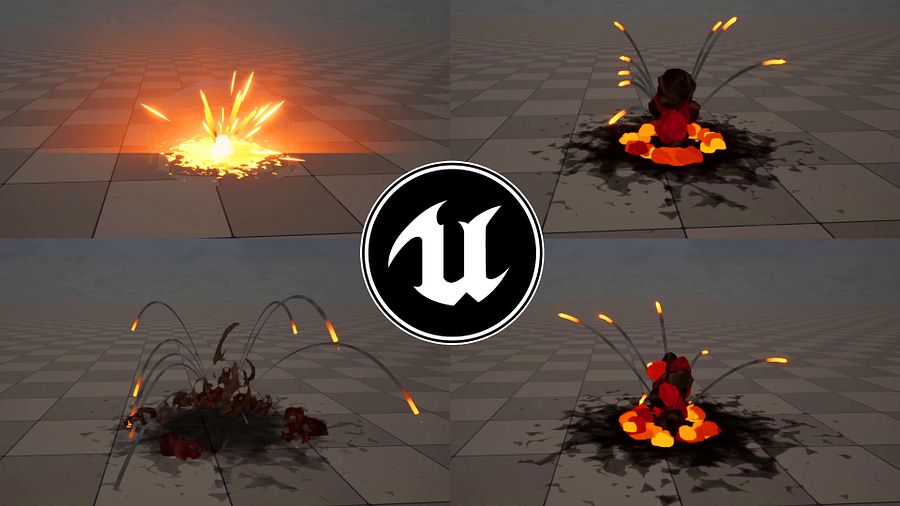 Toon Explosion in Unreal Engine 5.5 Niagara: Complete Step-by-Step Tutorial product image (1)