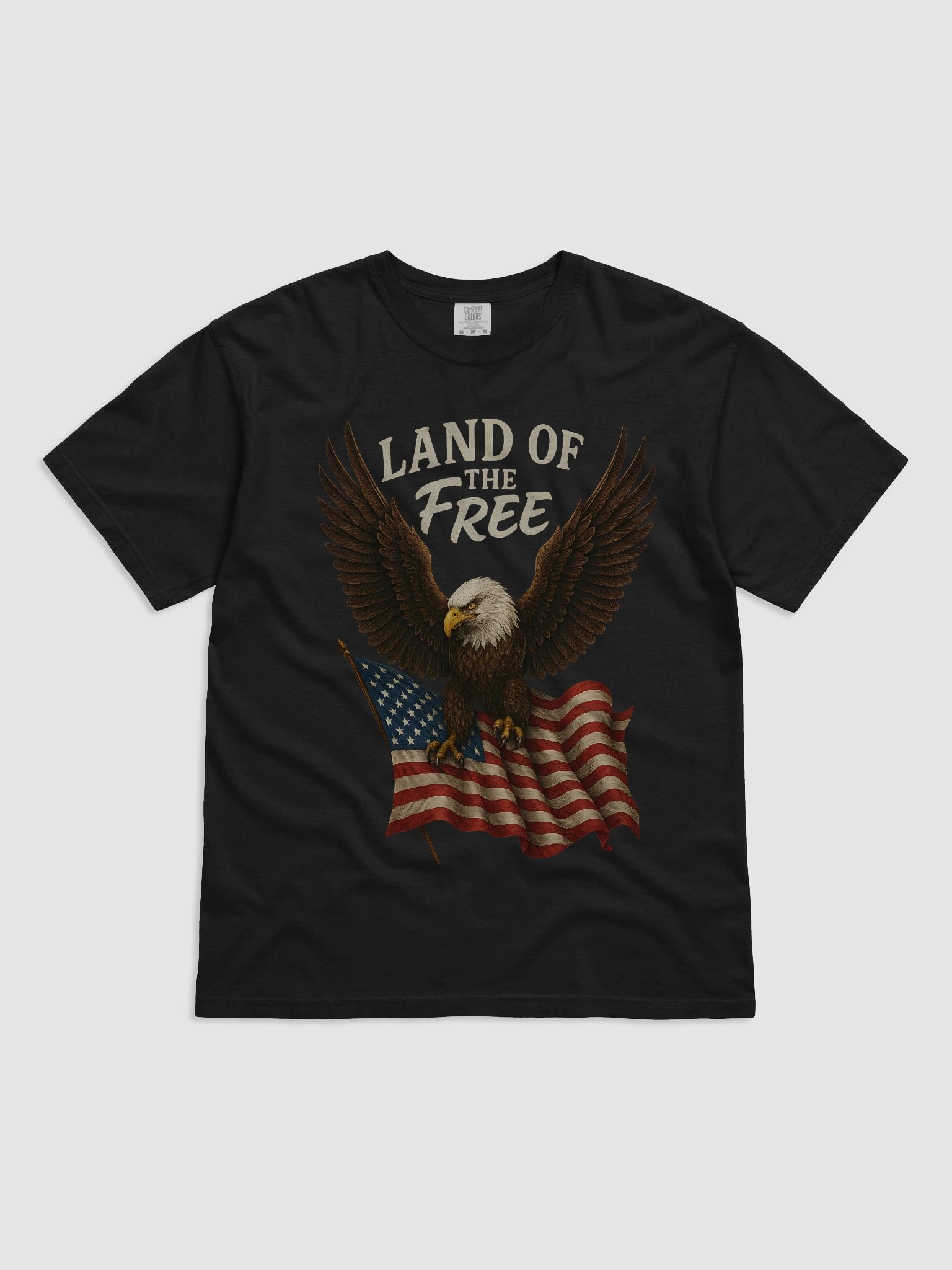 Land of the Free Bald Eagle T-Shirt product image (4)