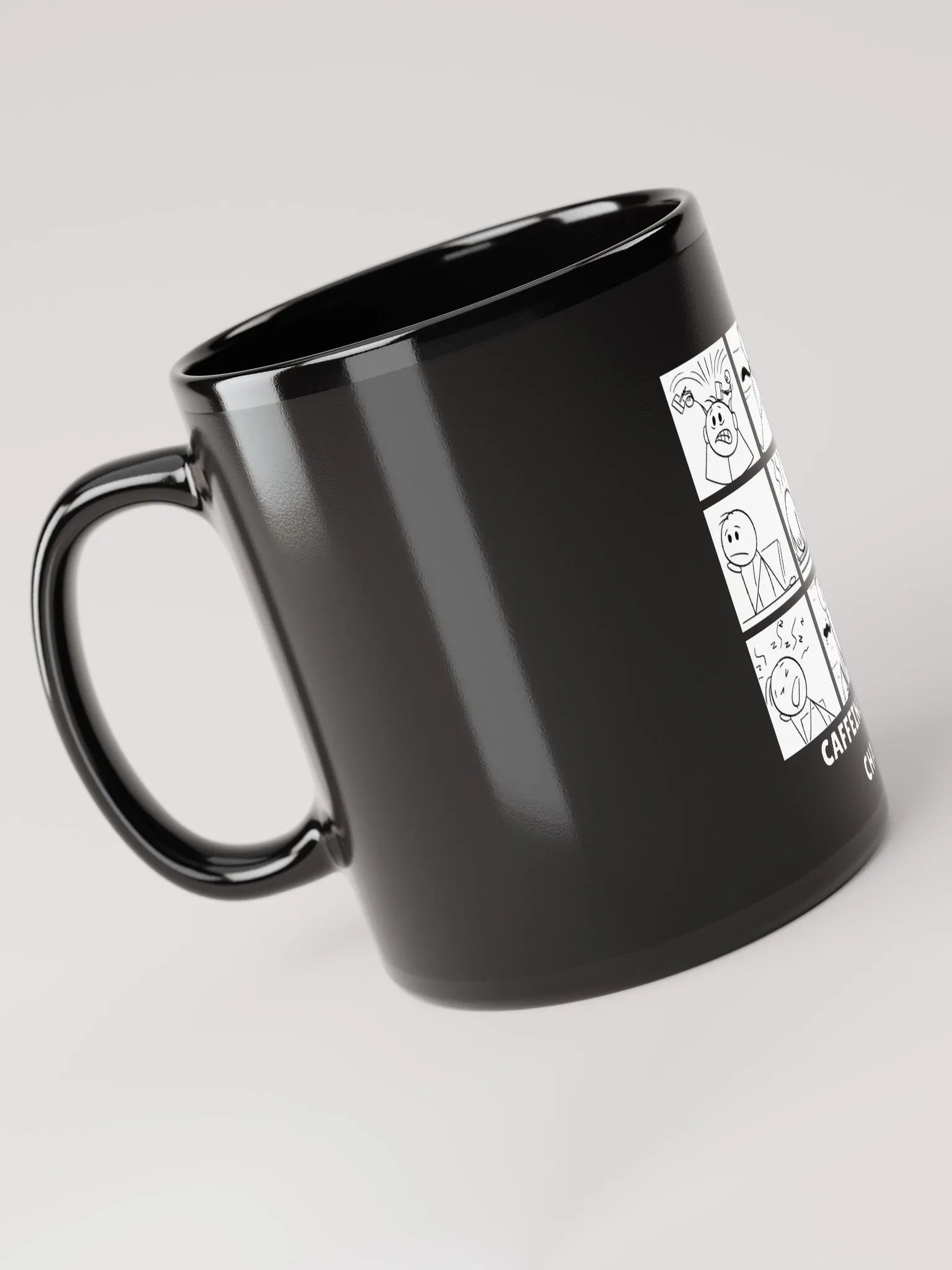 CAFFEINE BEFORE CHAOS- Glossy Coffee Mug product image (4)