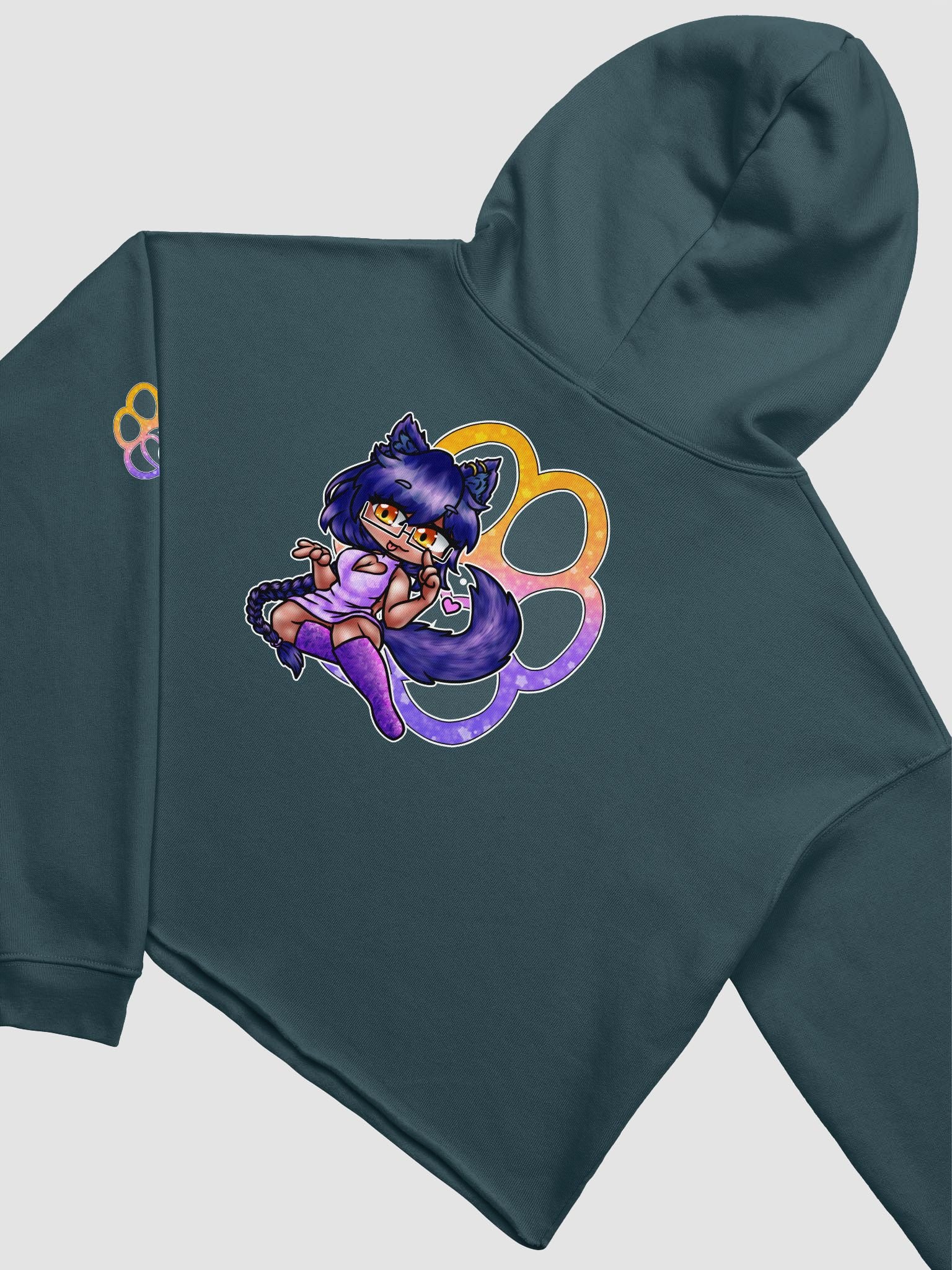 Pocket P*ssy Crop-Top Hoodie: Chibi Edition product image (13)