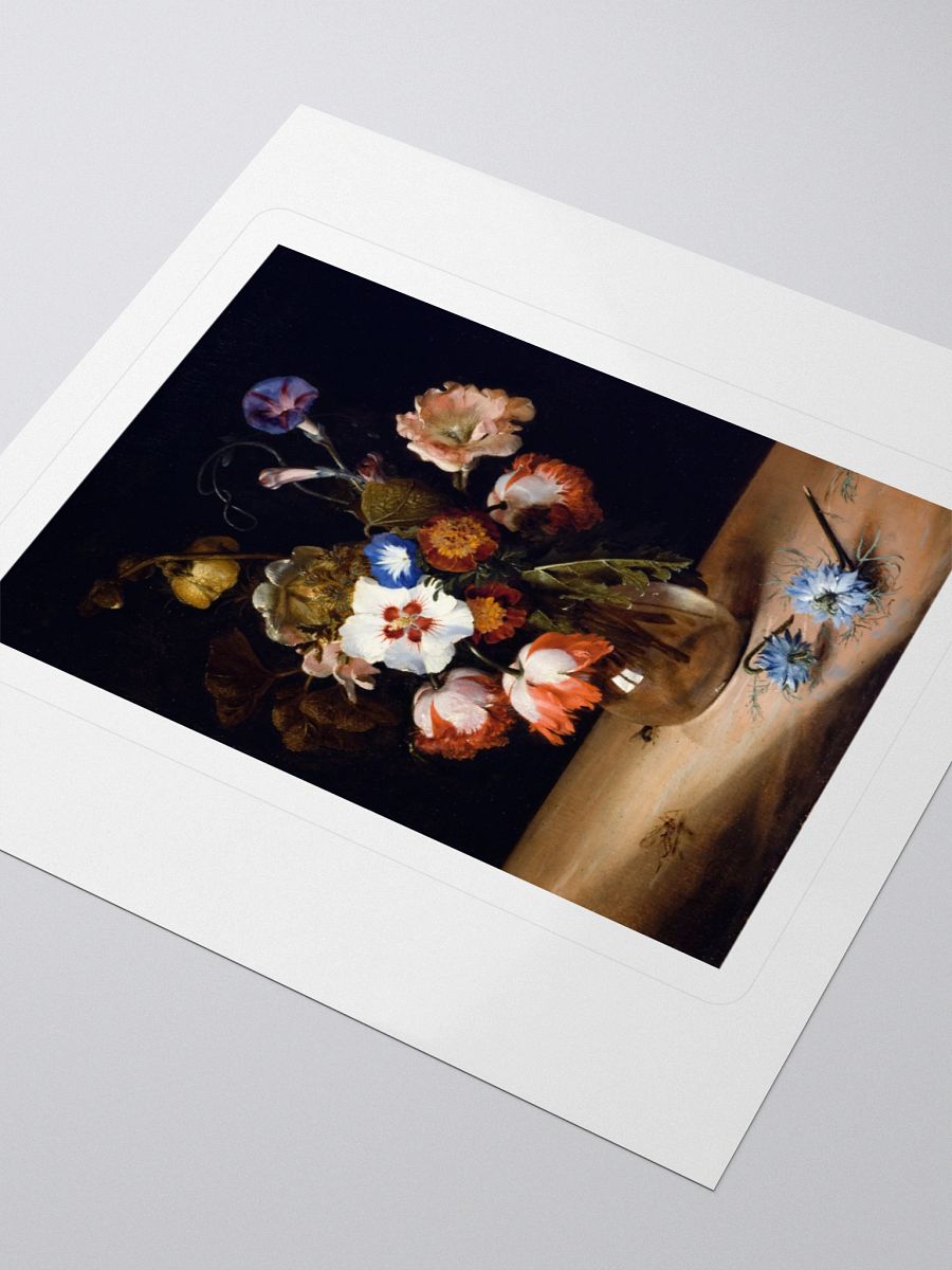 Flowers in a Glass Vase (1671) – Vintage Floral Stickers product image (9)