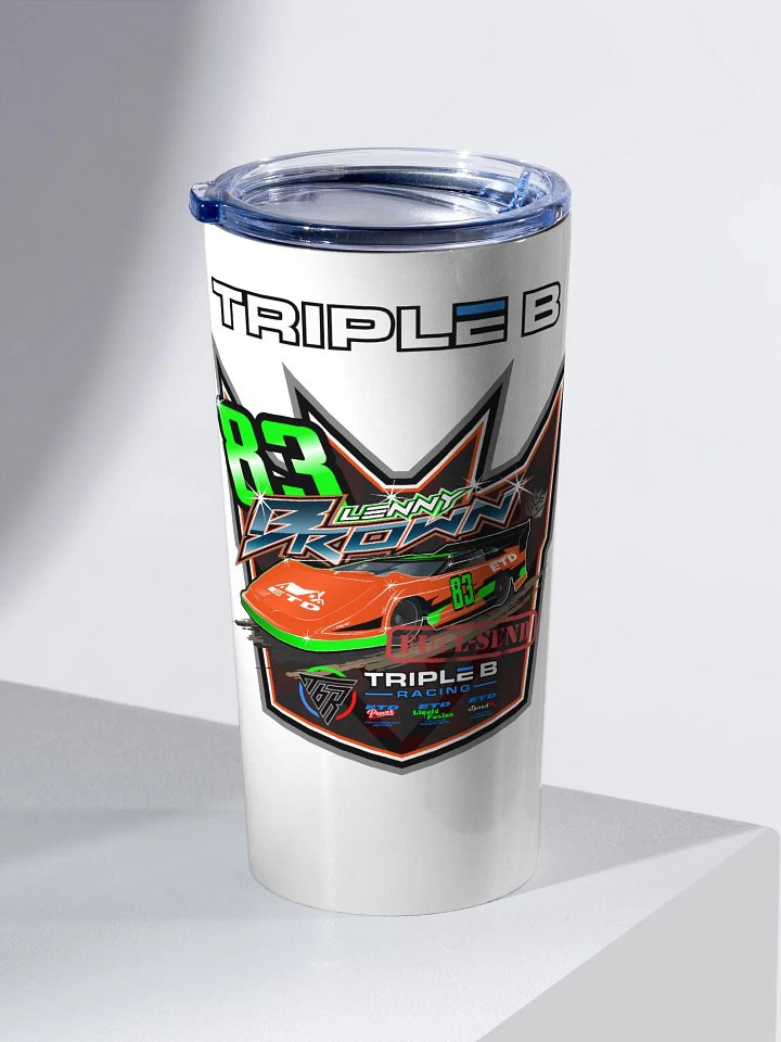 Lenny Brown Late Model Tumbler (White) product image (2)