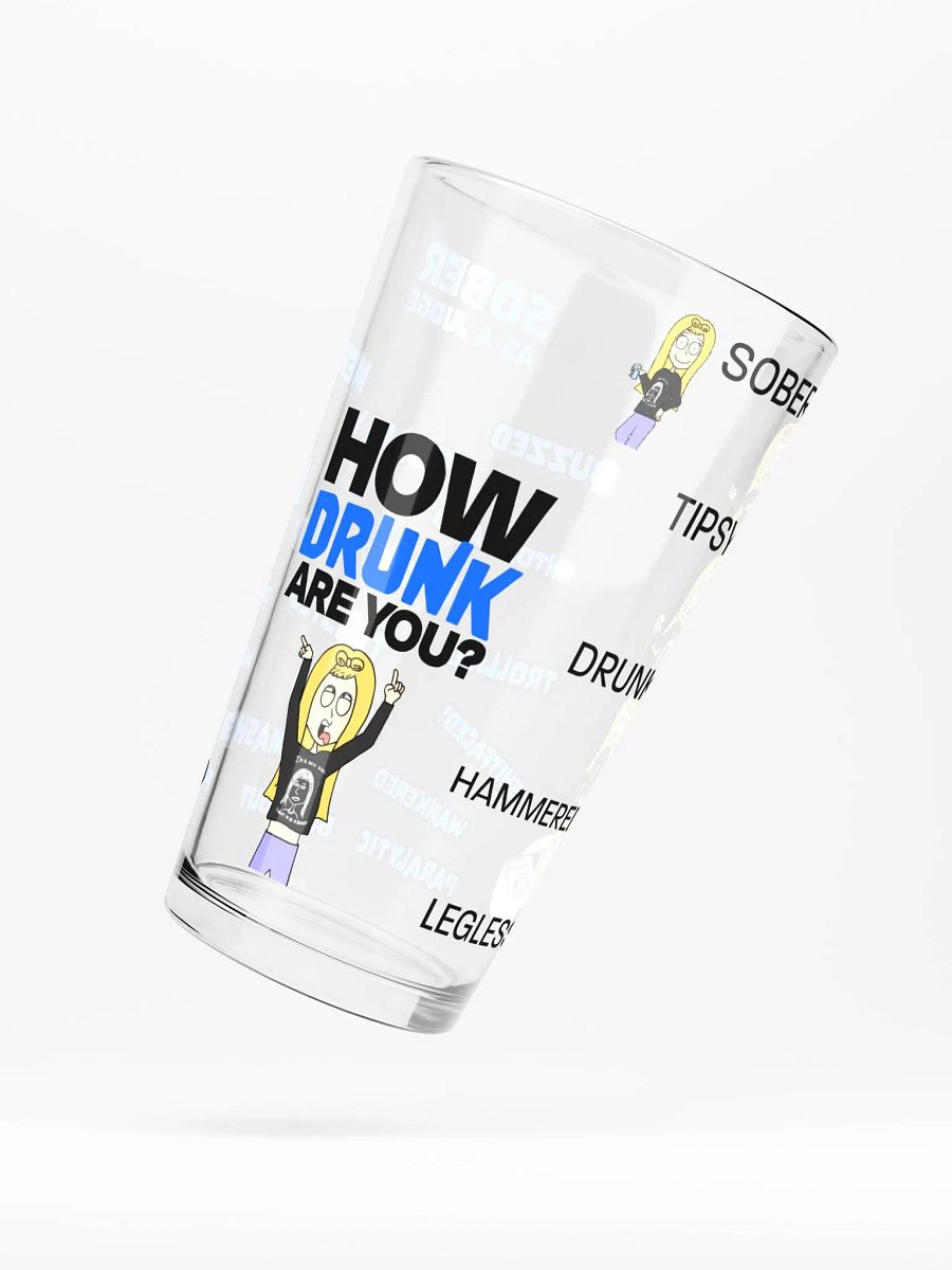 Drinking Vocabulary Pint Glass - Blue product image (5)