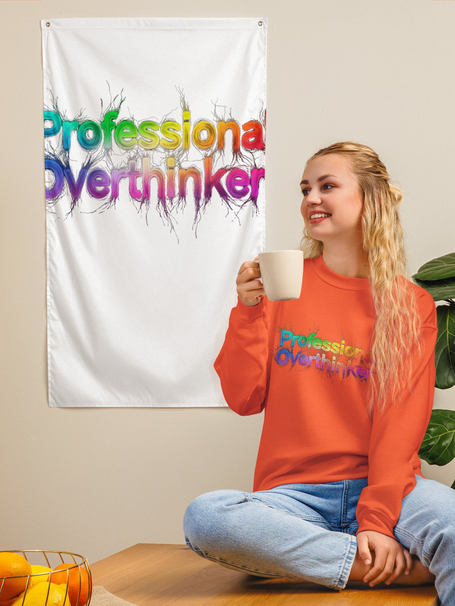 Professional Overthinker Sweatshirt product image (4)