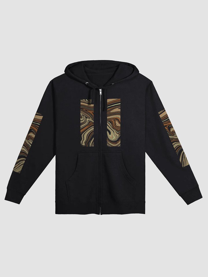 ENOUGH FOR ME Fleece Zip-Up Hoodie product image (1)