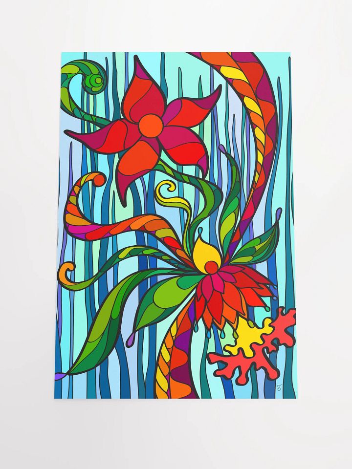 Vibrant Matte Poster Prints - Deep Ocean Starfish product image (1)