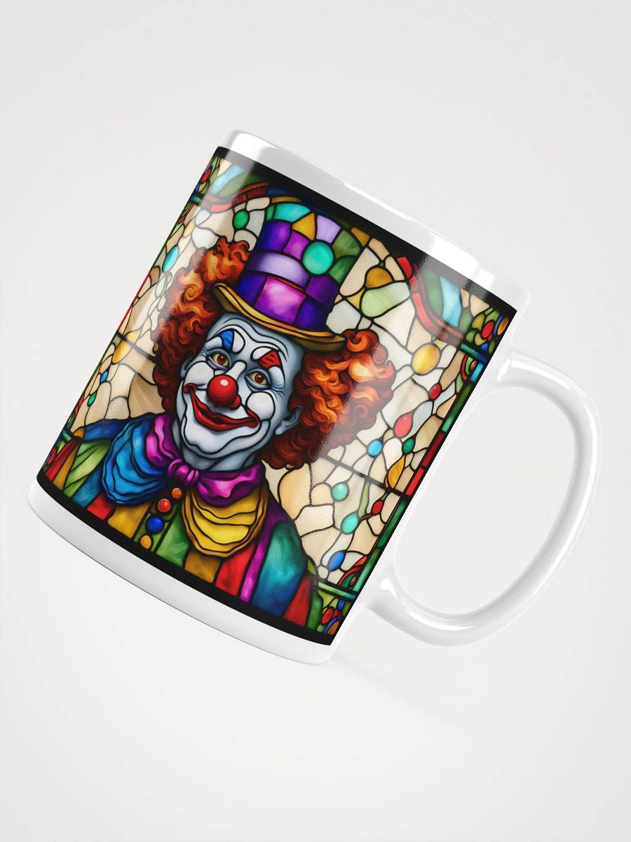 #005 Rusty Buttons Clown Stained Glass Mug product image (10)