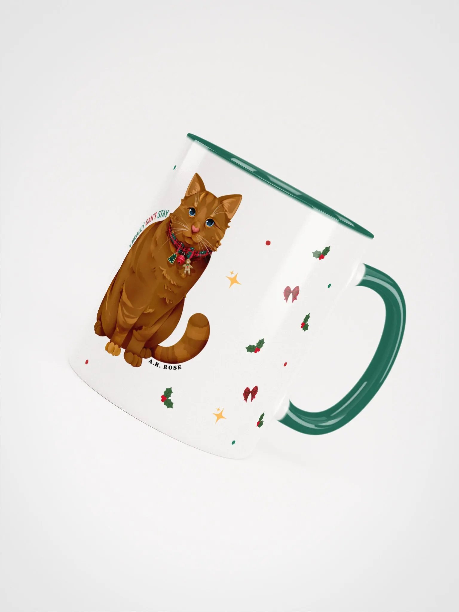 Merry and Bright Potato Mug - Green product image (7)