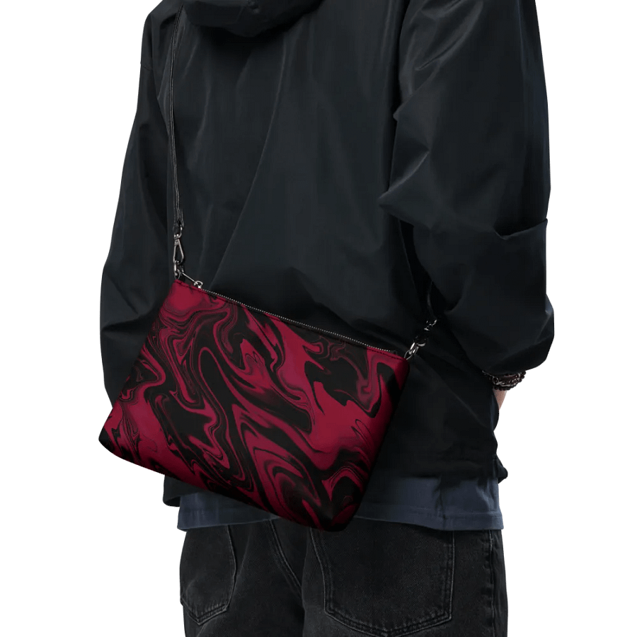 Stylish Swirl Flip-Sided Faux Leather Crossbody Bag product image (11)