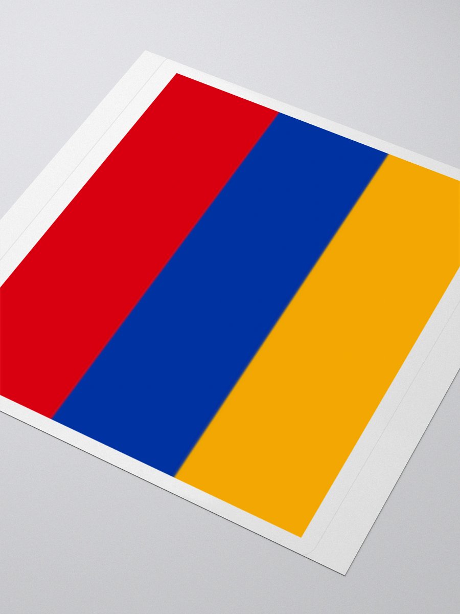 Exclusive Armenia Flag Kiss-Cut Stickers - High-Quality Vinyl, Multiple Sizes product image (8)