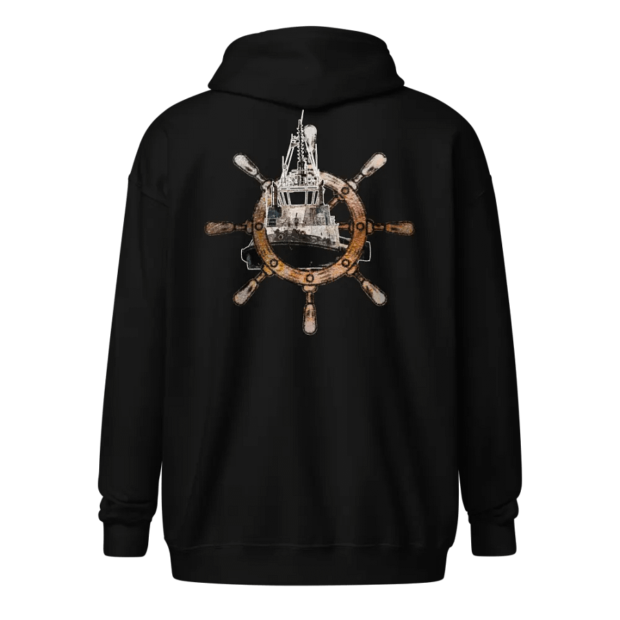 Ship Wheel & Tug Chief Zip Hoodie product image (1)