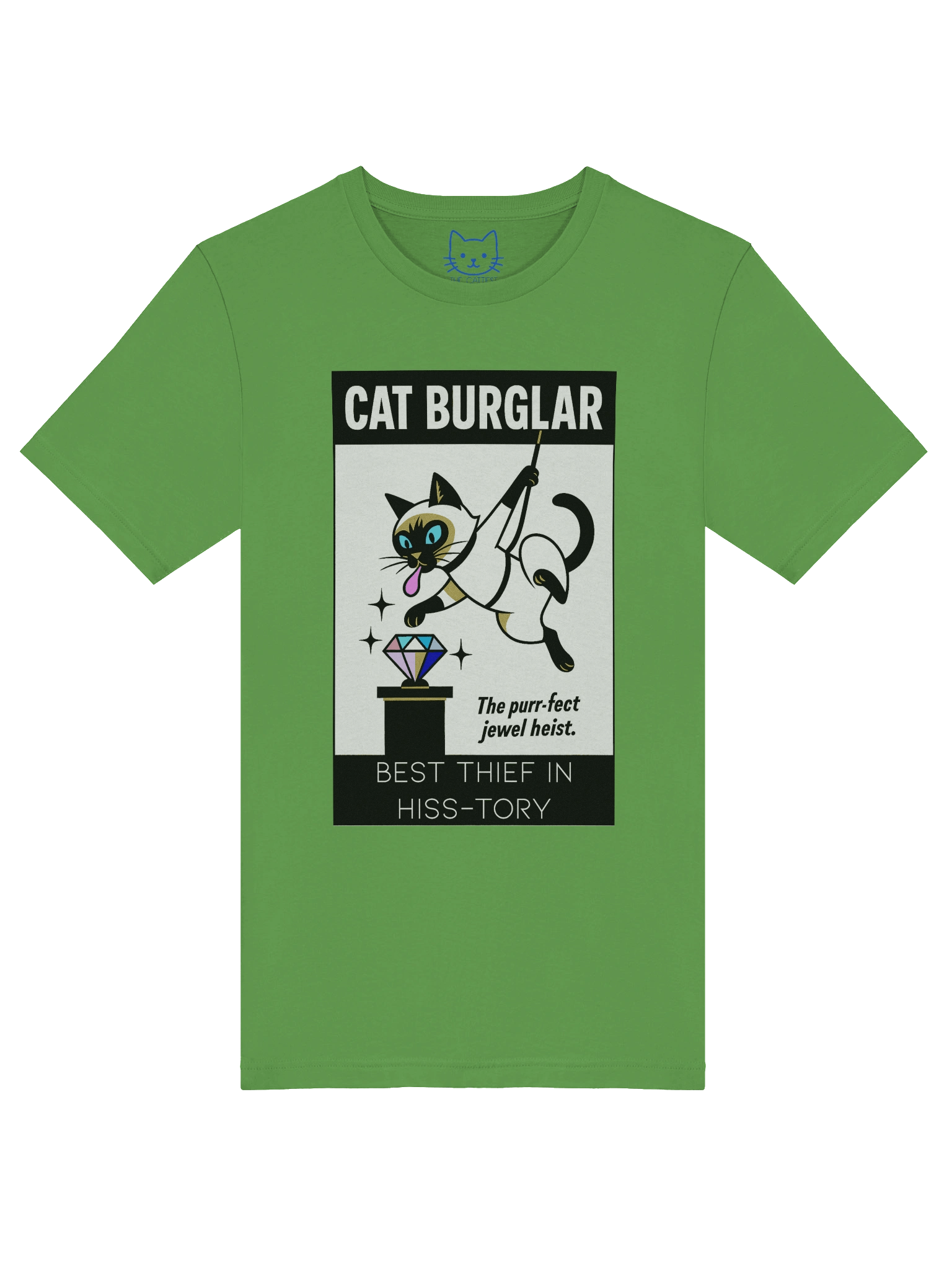 Cat Burglar Diamond Jewel Heist Siamese Cat Unisex T-Shirt product image (29)