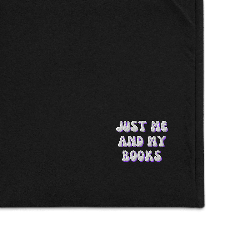 Just Me and My Books Cozy Blanket product image (1)