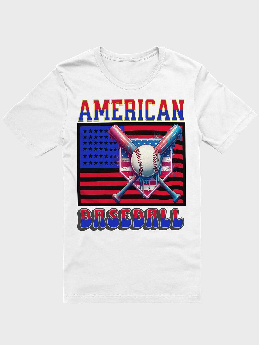 American Baseball Flag T-Shirt product image (51)