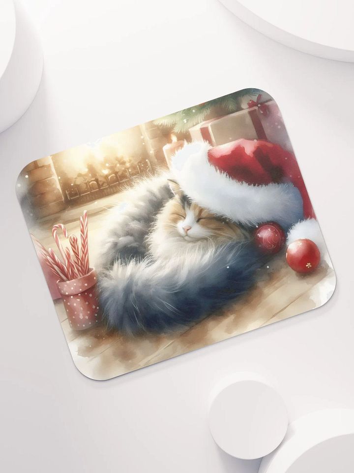 Christmas Cat Nap Mouse Pad product image (1)