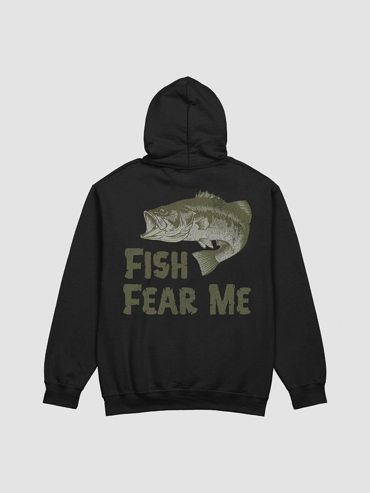 Fish Fear Me Back Print Graphic Hoodie product image (1)