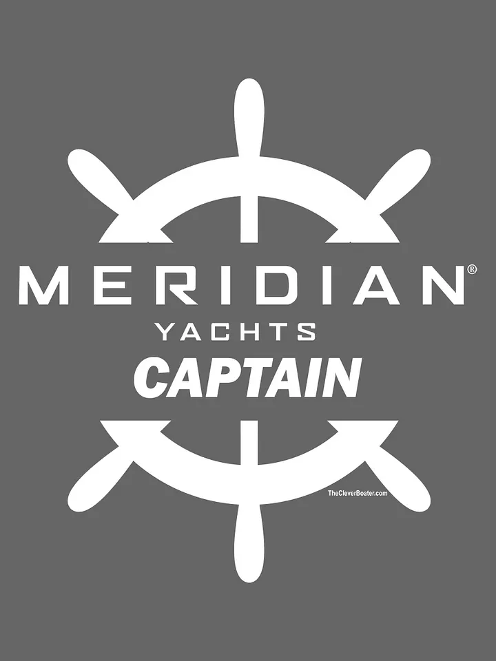 Meridian Yachts - T-Shirt - Dark Shirt w/White Logo product image (2)