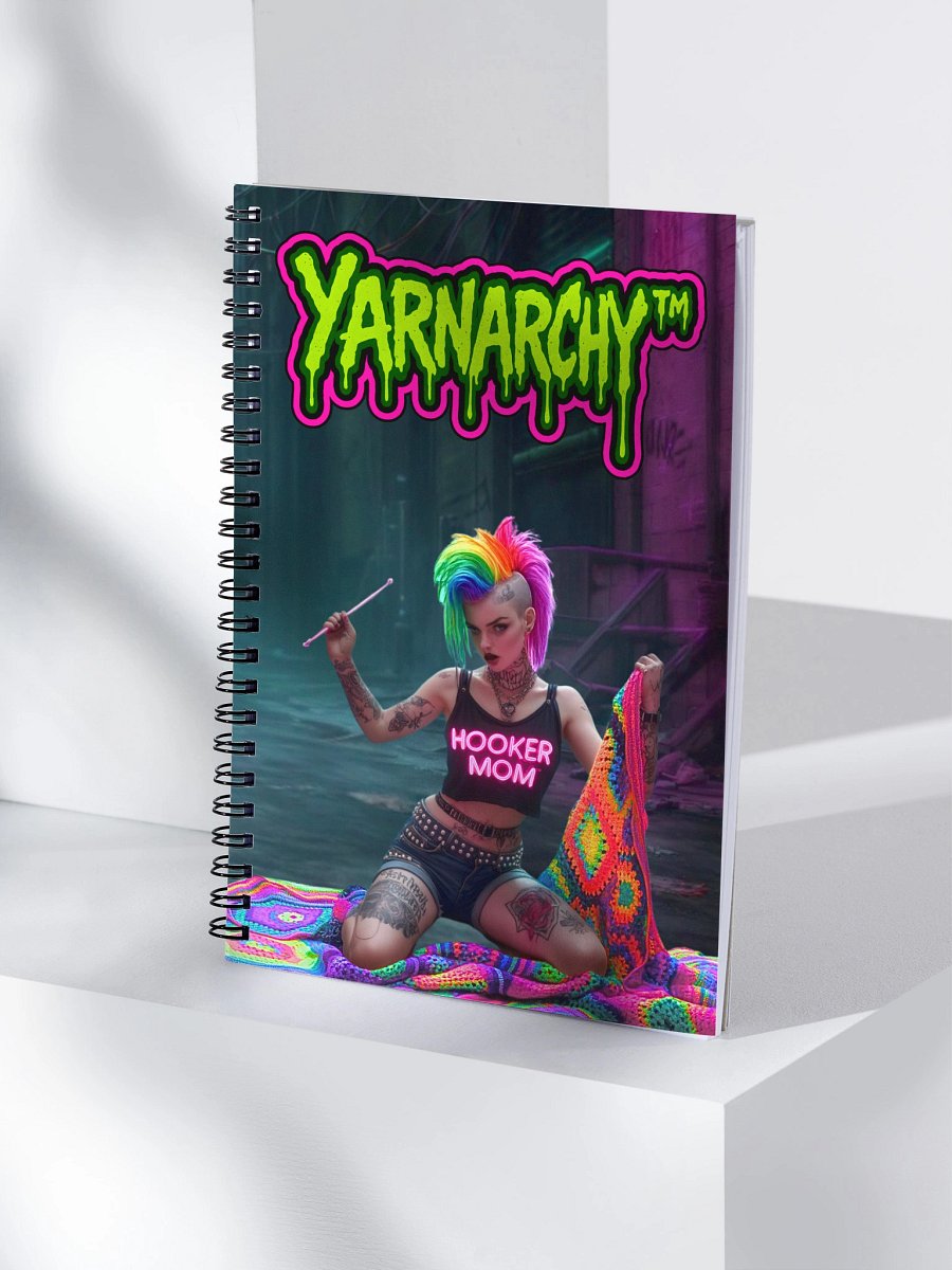 Yarnarchy™ Notebook – Stitch. Scream. Repeat. product image (4)