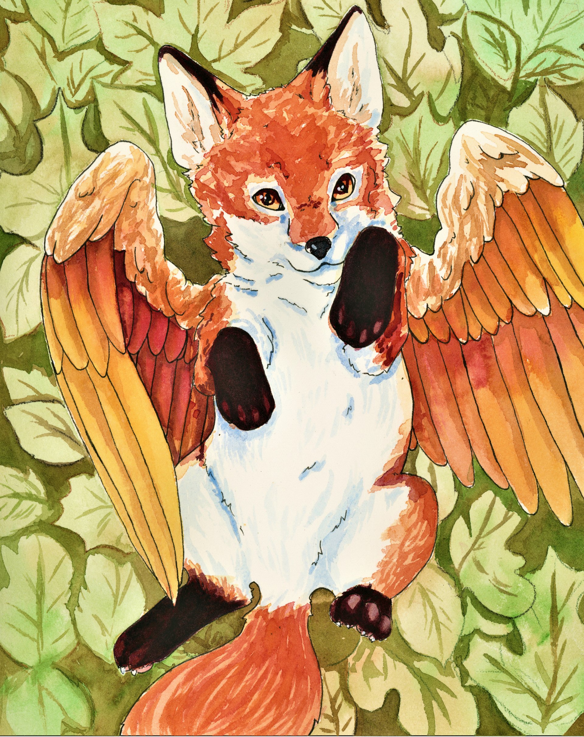 In The Leaves 8.5x11 Print product image (1)