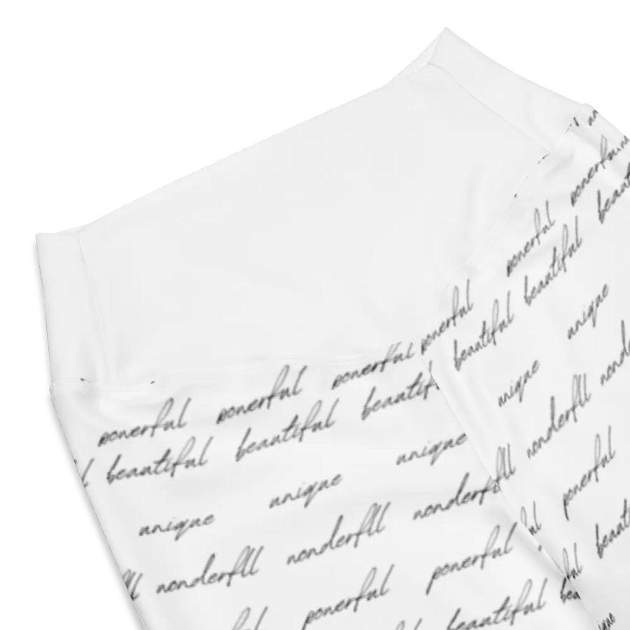 "Beautiful, Unique, Wonderful, Powerful" Affirmation Flare Pants product image (7)