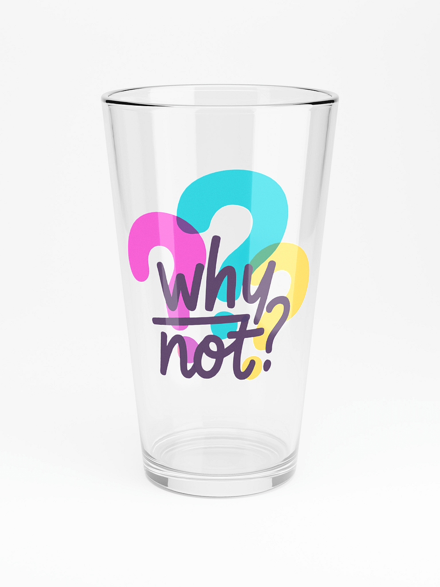 Why Not? Shaker Pint Glass product image (3)