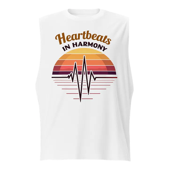 Harmonious Heartbeats Sunset Muscle Tank product image (1)