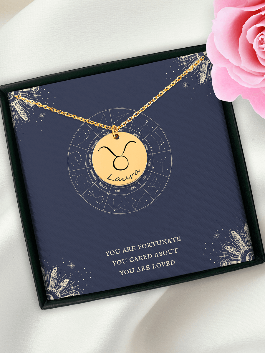 Zodiac Sign Necklace - Personalized Astrological Jewelry product image (1)