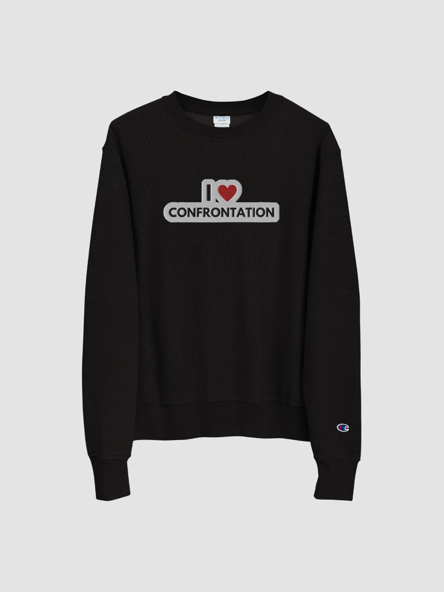 I <3 Confrontation (bubble design) Champion Crewneck Sweatshirt product image (2)