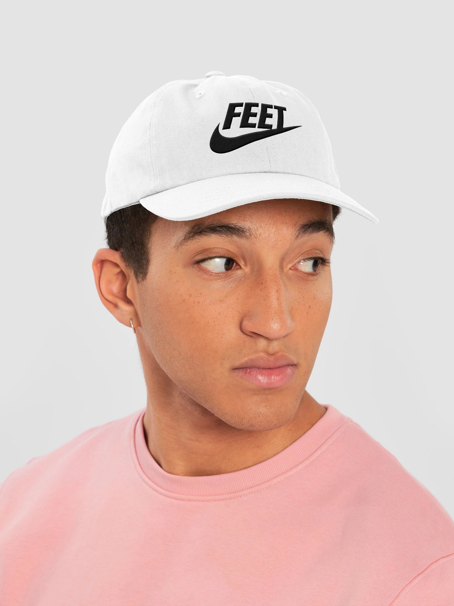 Feet Swoosh Hat (Embroidered) product image (6)