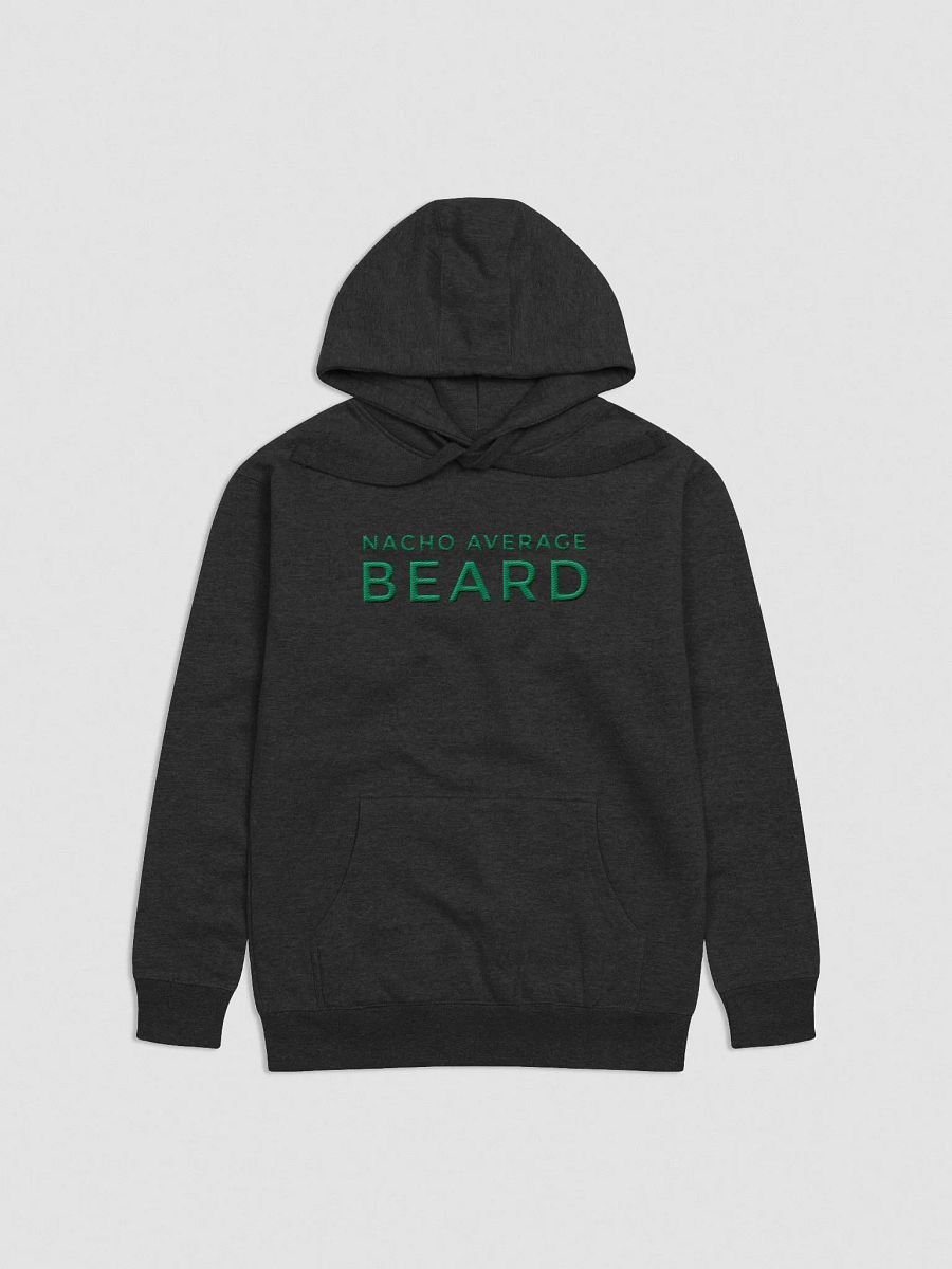 Men's Nacho Average Beard Hoodie (Green Embroidery) product image (1)