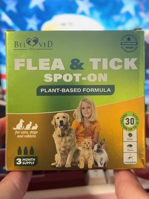 Take care of your #Animal #Pet #Cat #Dog #Rabbit #Flea&tick #fleaandtickprevention #plantbased #belovedpetsbrand #belovedpets #tiktokshop #tiktokaffiliate #fyp #tiktokfinds #summer2025 